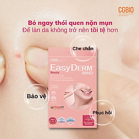 Miếng dán mụn giảm sưng viêm CGBIO EASYDERM BEAUTY (57 miếng) - Tặng kèm nhíp gắp tiện dụng 