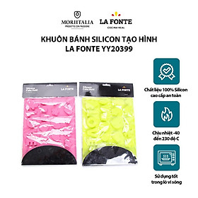 Khuôn bánh Silicon La Fonte tạo hình và chữ YY20399