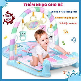 Thảm nhạc cho bé sơ sinh cao cấp – Thảm nằm chơi cho bé hình thú ngộ nghĩnh, phát triển trí tuệ - DC032
