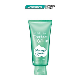 Sữa Rửa Mặt Senka Perfect Whip Acnes Care Dành Cho Da Mụn 100g