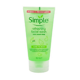 Sữa Rửa Mặt Dạng Gel Simple Refreshing -