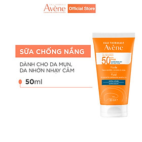 Sữa chống nắng quang phổ rộng cho da dầu mụn AVÈNE CLEANANCE PROTECT 50 50ml BLUE LIGHT