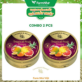 Kẹo trái cây Cavendish & Harvey vị TROPICAL FRUIT 200gr