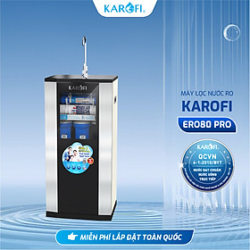 Mua Máy lọc nước RO Mỹ 10 lõi Karofi ERO80 Pro - Lõi lọc Smax Pro V - Lắp đặt miễn phí - Bảo hành 3 năm - Hàng Chính Hãng