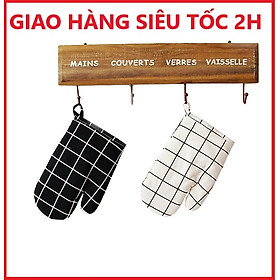 combo 2 chiếc găng tay cách nhiệt -giao màu ngẫu nhiên