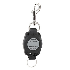 Heavy-Duty Gear Keeper Retractor Quick Connect/Release Console for Fly Fishing Staff