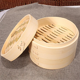 Xửng Hấp Bánh Bao DimSum Bằng Tre (1 tầng)