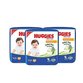 Combo 3 Tã/bỉm quần HUGGIES SKINCARE gói BIG JUMBO size XXL36 miếng