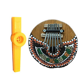 Mua Đàn Kalimba 7 Phím Gỗ Woim-17A Kèm Kèn Kazoo