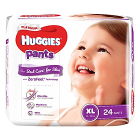Tã Quần Siêu Cao Cấp Huggies Platinum XL24 (24 Miếng)