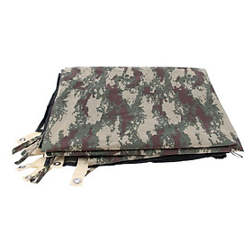 Heavy Duty Waterproof Truck Camouflage Tarp with Grommets, UV Resistant, Multi Purpose Outdoor Tarpaulin Cover for Boat, Camping, Tent