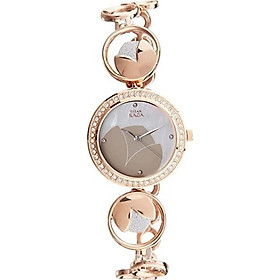 Titan Raga Swarovski Crystal, Mother of Pearl Dial, Gold/Silver/Brass Metal, Jewellery Design, Bracelet Style, Designer, Quartz Glass, Water Resistant Wrist Watch