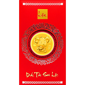 Bao lì xì vàng 24K Kim Tý 2020 - Mẫu 3 - ANCARAT