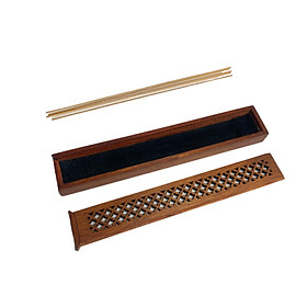 Mua HỘP XÔNG NHANG TRẦM KHÔNG TIM THƯ GIÃN_ Bằng Gỗ Dài Nguyên Khối_Tặng Kèm Nhang Trầm Không Tim_Kích Thước 22cm*3cm