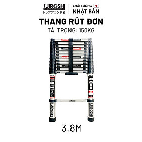 Mua Thang nhôm rút Jiroshi Nhật Bản 2m6 3m2 3m8 4m4 5m 5m8 7m  thang rút inox new 2023
