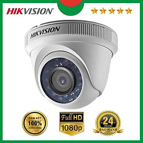 Camera Hikvision trong nhà HD-TVI 2 MP, Camera quan sát Analog DS-2CE56B2-IPF vỏ nhựa, bán cầu (Dome). Hàng chính hãng