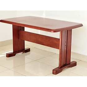 Mua Bàn Ăn Gỗ Cao Su  Bàn Làm Việc 80x135cm Hai Chân Kiểu Nhật - Hàng VN Xuất Khẩu