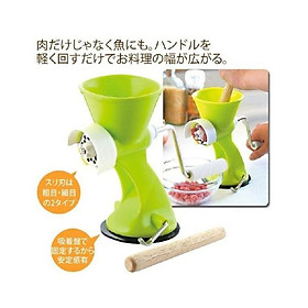 Combo máy xay thịt cầm tay Vegetable Club + dụng cụ mở nắp chai đa năng Echo Metal