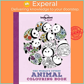 Sách - The World's Cutest Animal Colouring Book by Jen Feroze (paperback)