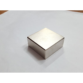 Nam châm viên trắng đất hiếm 50x50x25mm