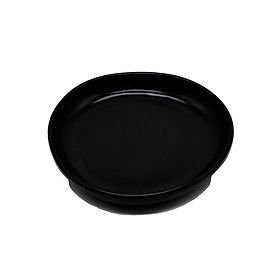 ĐĨA SỨ TRÒN Q'TESSENCE MÀU ĐEN 28CM