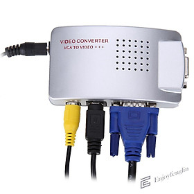 Mua BỘ CHUYỂN VGA RA AV + SVIDEO ARIGATO Đảm Bảo Chất Lượng