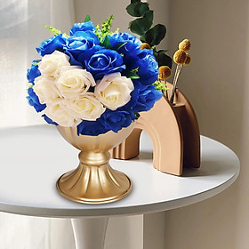 Flower Vase Decorative Vase Elegant Flower Pot Stand, Dried Flower Arrangements for Anniversary Bedroom Indoor Tabletop