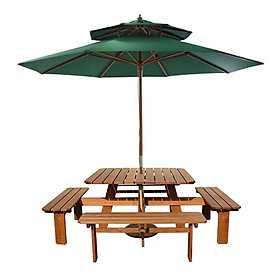 Mua Bộ Bàn Vuông Lampung 8 Chỗ IBIE NT3028 (110 x 110 x 74 cm)