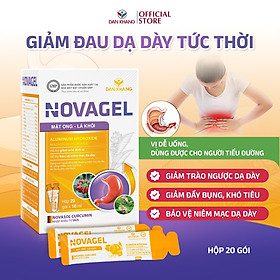 Gói Hỗ Trợ Giảm Đau Dạ Dày Tức Thì Cải Thiện Tình Trạng Đầy Hơi Ợ Chua Đau Rát Bao Tử Novagel Hộp 20 gói