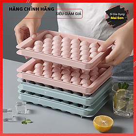 Mua Khay Làm Đá Tròn Có Nắp Giữ Nhiêt Lâu Chất Liệu Nhựa Cao Cấp Bền Bỉ Vệ Sinh Dễ Dàng Thiết Kế Tiện Lợi 33 Viên