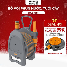 Mua Vòi nước tưới cây  rửa xe đa năng Lebenlang LBLB3366 dây dài 10m  2 đầu phun đi kèm - hàng chính hãng