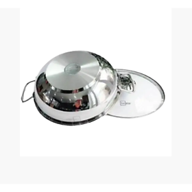 Mua Nồi lẩu inox 430 cao cấp Fivestar Standard nắp kính  3 đáy Size 24/ 26/28(cm)  dùng được mọi bếp   hàng chính hãng   bảo hành 5 năm