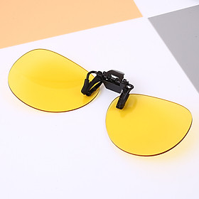 Tròng Kính Mát Kẹp Cho Người Cận Thị