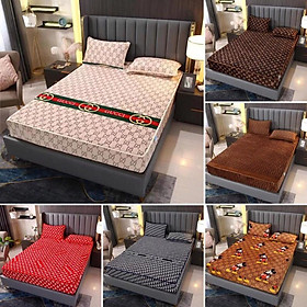 BỘ GA KÈM 2 VỎ GỐI NỈ TUYẾT HÀNG THƯƠNG HIỆU CAO CẤP TẶNG KÈM TÚI