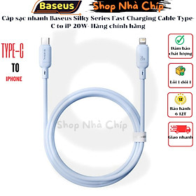 Mua Cáp sạc nhanh Baseus Silky Series Fast Charging Cable Type-C to iP 20W- Hàng chính hãng