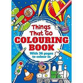 Hình ảnh sách Sách tô màu Awesome Colouring 4: Things That Go Colouring Book