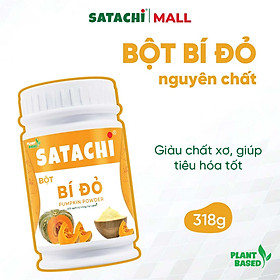 Bột Bí Đỏ nguyên chất SATACHI – 100% bí đỏ tự nhiên, không đường – Hộp 318g