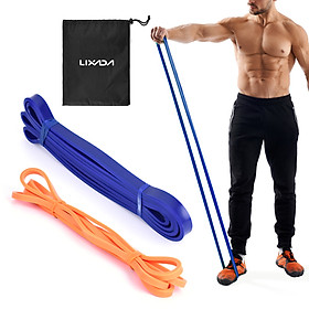 Bộ 2 dây cao su kháng lực siêu bền hỗ trợ tập yoga kèm túi đựng