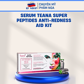Serum TEANA SUPER PEPTIDES ANTI-REDNESS AID KIT SERUM loại bỏ m.ụn sưng, phục hồi da