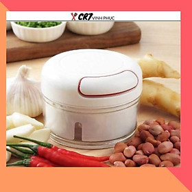 Mua Máy xay tỏi ớt cầm tay mini - Dụng cụ xay tỏi  ớt dây rút tiện lợi 345