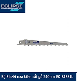 Bộ 5 lưỡi cưa kiếm cắt gỗ 240mm Eclipse EC-S1531L