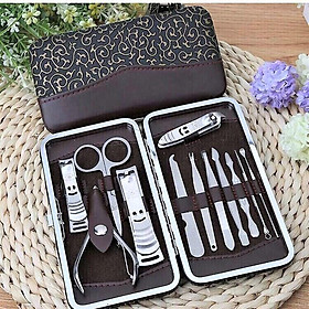 Mua Bộ Bấm Móng Tay 12 Món Thép Không Gỉ Bộ Kềm Cắt Móng Tay và Làm Đẹp Cao Cấp