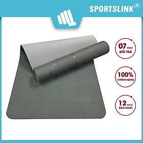 Thảm tập Yoga định tuyến Sportslink Zera TPE 2 lớp 8mm (Việt Nam Sản Xuất)