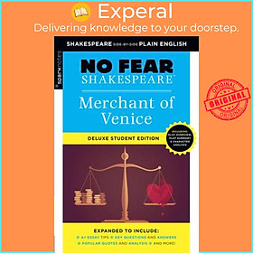 Sách - Merchant of Venice: No Fear Shakespeare Deluxe Student Edition, Volume by None Sparknotes (US edition, paperback)
