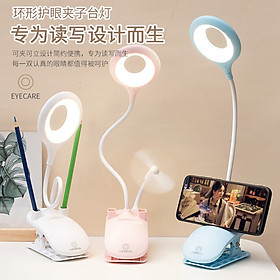 Mua Đèn led kẹp bàn học xoay 360 độ sạc tích điện với 3 chế độ ánh sáng