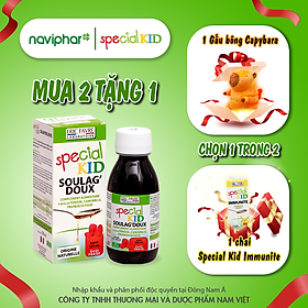 TPBVSK Special Kid Soulag'doux - Hỗ trợ nhuận tràng, hỗ trợ giảm táo bón (125ml) [Siro – Nhập khẩu Pháp]