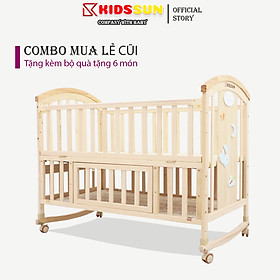 Giường Cũi/ Nôi Cũi Đa Năng Cho Bé 6 Chế Độ Cỡ Lỡn RxDxC (67x120x102) Lọt Lòng 62x114