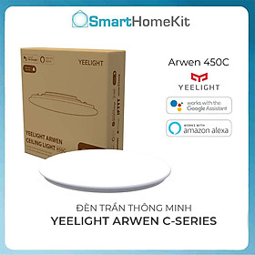 Đèn ốp trần Yeelight Arwen C-Series 450C/550C LED RGB hắt trần thông minh điều khiển bằng App - Hàng Chính Hãng