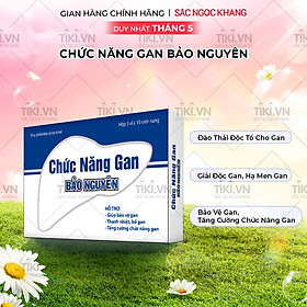 Thực phẩm bảo vệ sức khỏe Viên uống Chức năng gan Bảo Nguyên