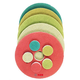 Mua Combo 5 số Pad  đánh bóng  phục hồi  sàn đá Marble  Terrazzo  đạt độ bóng gương tự nhiên  không sử dụng hóa chất. Nhập khẩu từ Thụy Sỹ (Sử dụng cho máy chà sàn)
